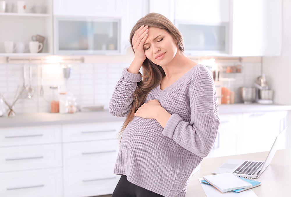 ما أسباب ضيق التنفس عند الحامل